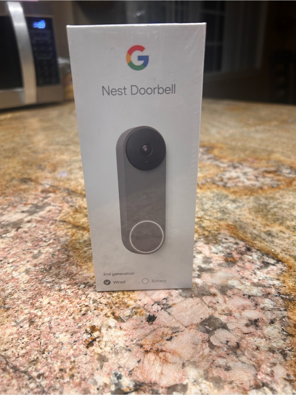 Google Nest Doorbell (2nd Gen) Wired - White/Grey (wired )